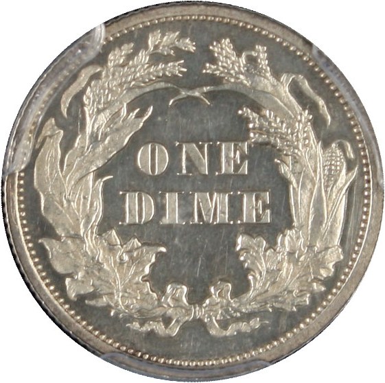 image for: 1865 10c PCGS Proof 63 - No Reserve!