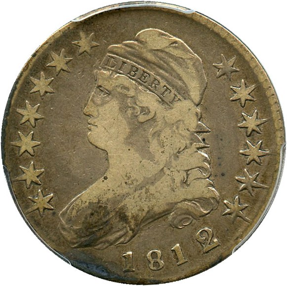 image for: 1812/1 50c PCGS F12 (Small 8)