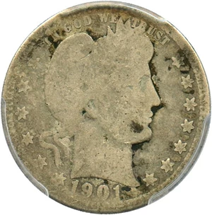 image for: 1901-O 25c PCGS AG-3 - No Reserve!