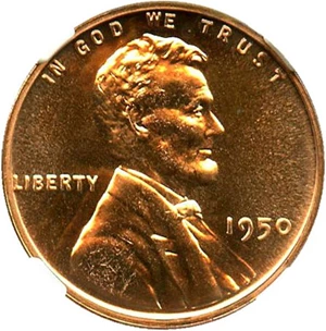 image for: 1950 1c NGC Proof 64 RD