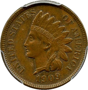 image for: 1909 Indian 1c PCGS MS62 BN