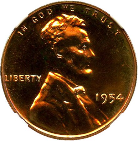 image for: 1954 1c NGC Proof 64 RD