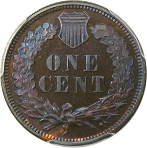 image for: 1875 1c PCGS Proof 65 BN - Colorful Toning