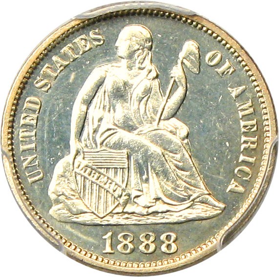 image for: 1888 10c PCGS Proof 61