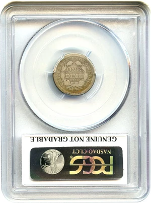 image for: 1852-O 10c PCGS Genuine, Cleaning VG Details
