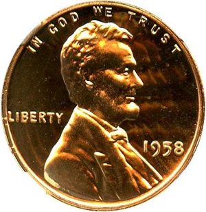 image for: 1958 1c NGC Proof 66 RD