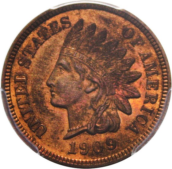 image for: 1909 Indian 1c PCGS Proof 63 RB