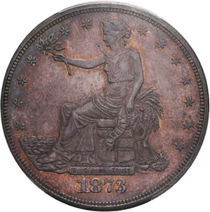 image for: 1873 Trade$ PCGS/CAC MS64 - No Reserve!