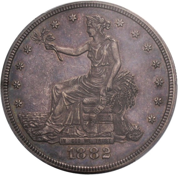 image for: 1882 Trade$ PCGS Proof 62 - Proof Only Issue - No Reserve!