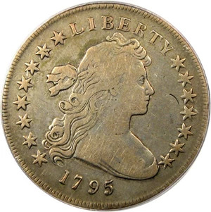 image for: 1795 $1 PCGS F12 (Centered, Draped Bust)