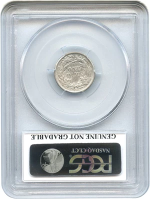 image for: 1887-S 10c PCGS Genuine, Cleaning AU Details