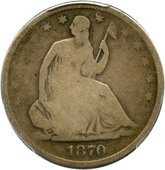 image for: 1870-S 50c PCGS Good-4