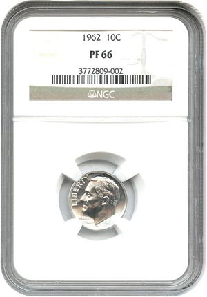 image for: 1962 10c NGC Proof 66 - No Reserve!