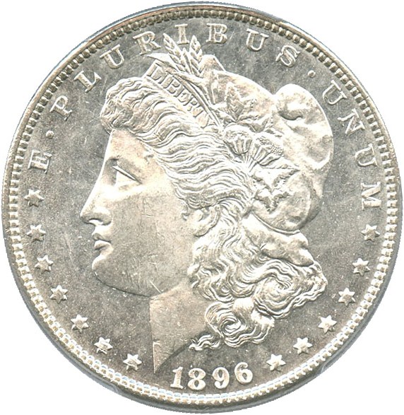 image for: 1896 $1 PCGS MS65 PL