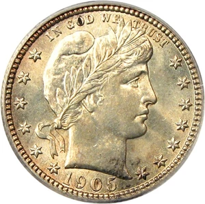 image for: 1905-S 25c PCGS MS64 - Tough Date