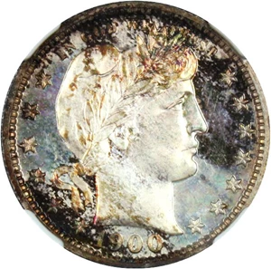 image for: 1900 25c NGC Proof 67 - No Reserve!