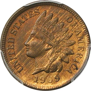 image for: 1909-S Indian 1c PCGS/CAC MS64 RB - Key Date