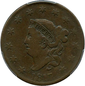 image for: 1817 1c PCGS F12 (13 Stars)