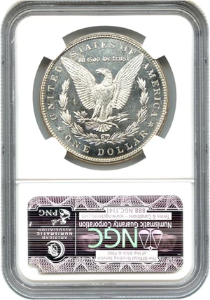 image for: 1887 $1 NGC MS67 PL - Stunning Gem Prooflike Morgan