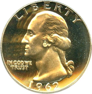 image for: 1962 25c PCGS Proof 69 CAM