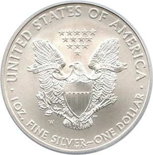 image for: 2008-W Silver Eagle $1 PCGS MS69 - No Reserve!