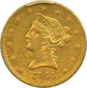 image for: 1844-O $10 PCGS XF45