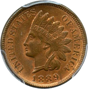 image for: 1889 1c PCGS MS64 RB