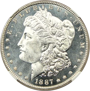 image for: 1887 $1 NGC MS67 PL - Stunning Gem Prooflike Morgan