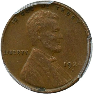 image for: 1924-D 1c PCGS XF40