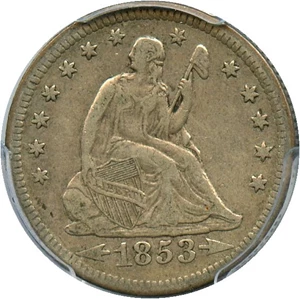 image for: 1853-O 25c PCGS VF25 (Arrows & Rays)
