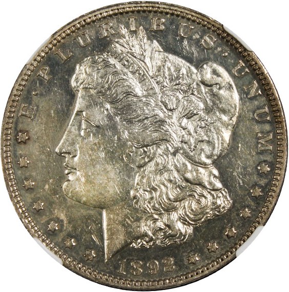 image for: 1892 $1 NGC Proof 58 - Affordable Proof Morgan - No Reserve!
