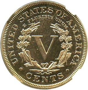 image for: 1890 5c NGC Proof 65 CAM