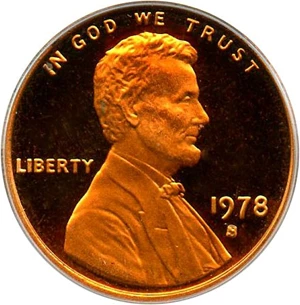 image for: 1978-S 1c PCGS Proof 69 RD DCAM
