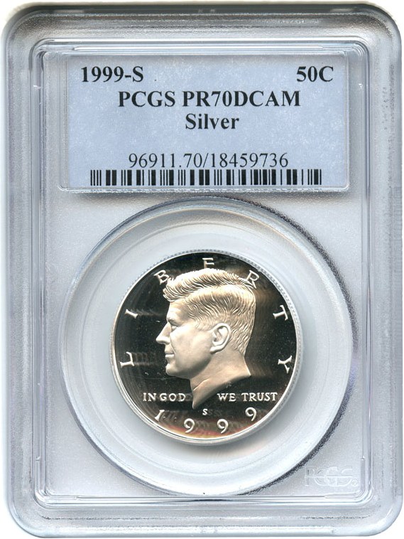 image for: 1999-S 50c PCGS Proof 70 DCAM (Silver)
