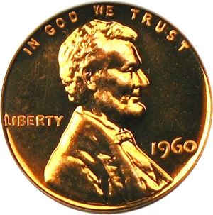 image for: 1960 1c PCGS Proof 66 RD (Tripled Die Obverse)