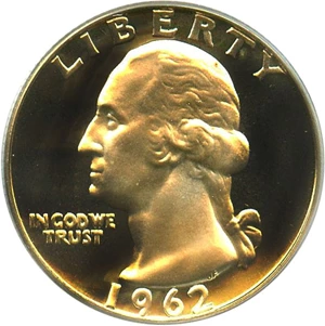 image for: 1962 25c PCGS Proof 69 CAM OGH