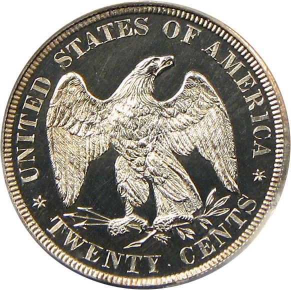 image for: 1878 20c PCGS Proof 63 CAM - Desirable Proof Only Issue