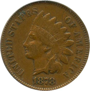 image for: 1878 1c PCGS VF35