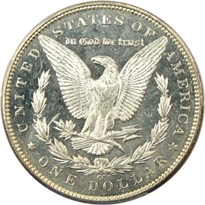 image for: 1891-CC $1 PCGS/CAC MS64 DMPL - Very Scarce DMPL Morgan
