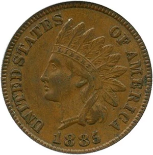 image for: 1885 1c PCGS AU53