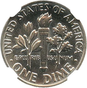 image for: 1969-D/D 10c NGC MS65 FB (FS-501)