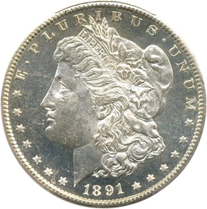 image for: 1891-S $1 PCGS MS63 PL