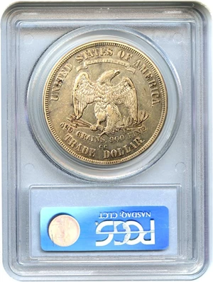 image for: 1876-CC Trade$ PCGS XF45 (Doubled Die Reverse)