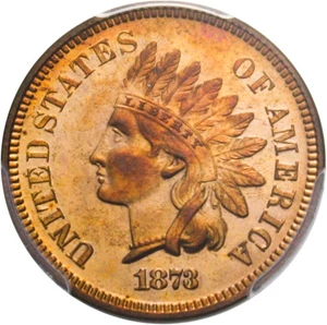 image for: 1873 1c PCGS Proof 65 RD (Closed 3)