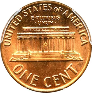 image for: 1970-S 1c PCGS MS67 RD (Small Date) Tied for Finest at PCGS