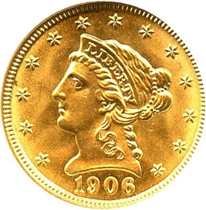image for: 1906 $2 1/2 NGC/CAC MS64
