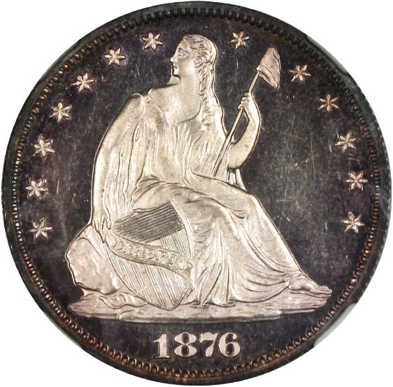 image for: 1876 50c NGC Proof 65 CAM
