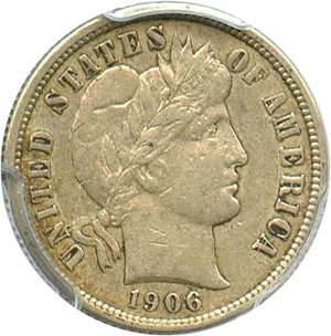 image for: 1906-O 10c PCGS XF45 - No Reserve!