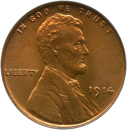 image for: 1914 1c PCGS/CAC MS65 RD