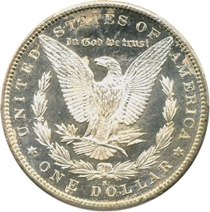 image for: 1891-S $1 PCGS MS63 PL